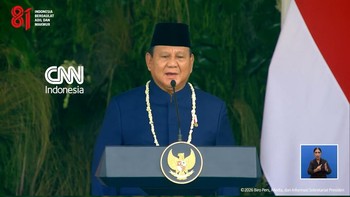 Presiden RI Prabowo Subianto memimpin upacara peringatan HUT Kemerdekaan RI ke-81 di Istana Merdeka pada Senin (17/8).