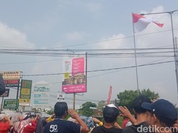 Warga Gelar Upacara 17 Agustus di Simpang 4 Jalan Jogja-Solo Klaten