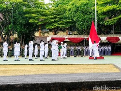 Khidmat HUT ke-81 RI di Ciamis: Gerimis Tak Surutkan Semangat