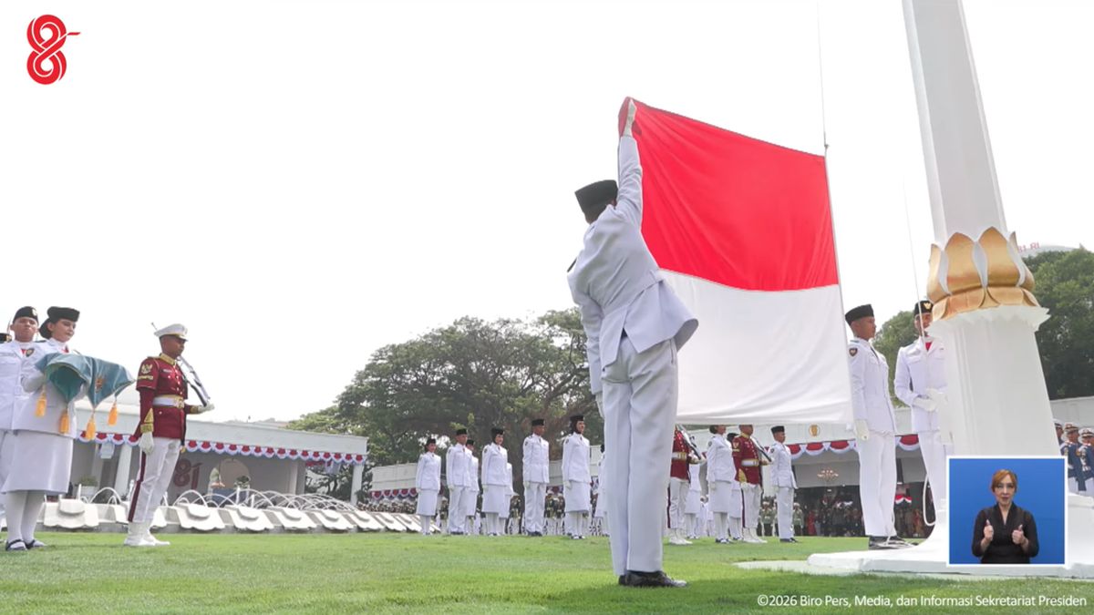 Bendera Merah Putih Berkibar di HUT ke-81 RI