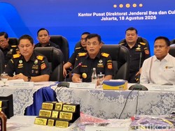 Bea Cukai Gagalkan Lagi Penyelundupan Emas 22 Kg Senilai Rp 60 M