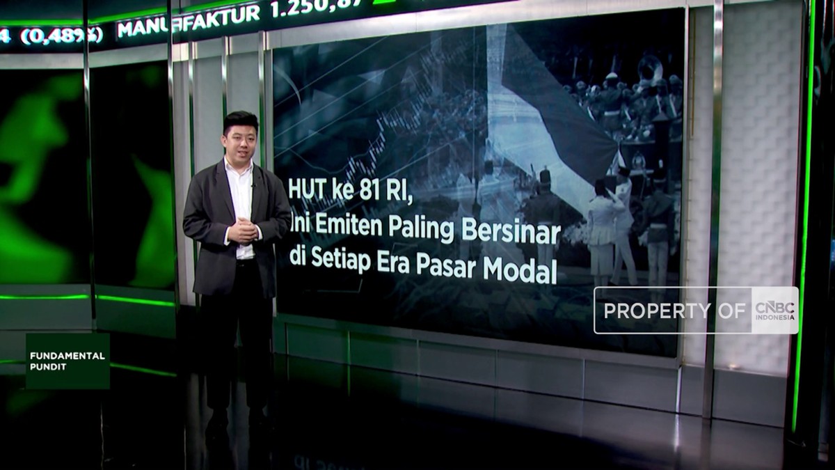 HUT ke 81 RI, Ini Emiten Paling Bersinar di Setiap Era Pasar Modal
