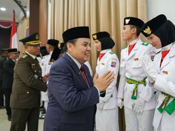 Adityawarman Adil Puji Disiplin Paskibraka Kota Bogor