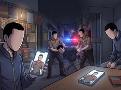 Penjahat Jalanan Berkedok Foto Polisi Editan AI