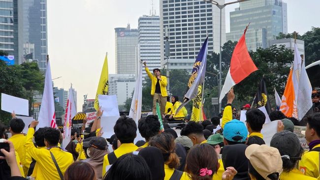 5 Isi Tuntutan Demo Mahasiswa di Bundaran HI Jakarta Hari Ini