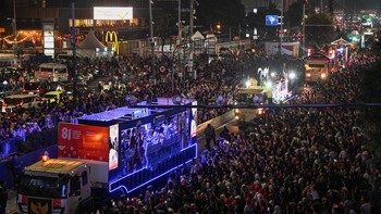 Pawai Karnaval Bersatu Nusantara Rayakan HUT ke-81 Kemerdekaan RI