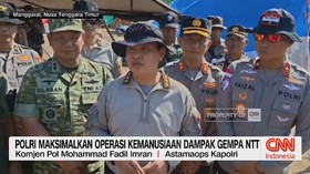 Polri Maksimalkan Operasi Kemanusiaan Dampak Gempa NTT