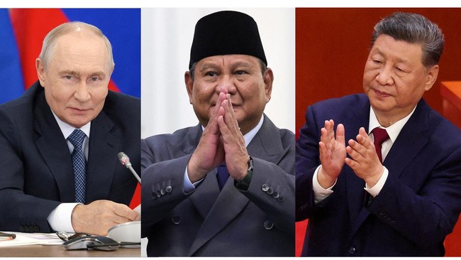 Xi Jinping dan Putin Ucapkan Selamat HUT RI ke Prabowo, Kirim Pesan Ini