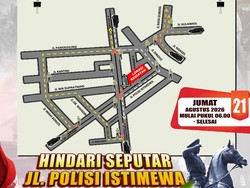 Simak Rekayasa Lalin Saat Peringatan Hari Juang Polri di Surabaya