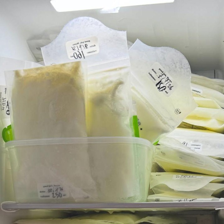 <p>Salah satu potret yang menarik perhatian adalah saat Nita Vior memperlihatkan stok ASIP miliknya. Puluhan kantong ASIP tersusun memenuhi bagian dalam freezer. Stok tersebut gambaran perjalanan Nita dalam memberikan ASI untuk Si Kecil. (Foto: @nitavior)</p>