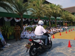 SiLalu Cara Satlantas Polres Blitar Kota Ajak Siswa Tes SIM