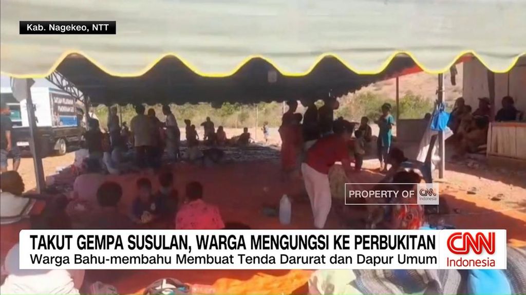 VIDEO: Gempa Susulan Guncang NTT, Pasien Puskesmas Dievakuasi