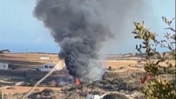 Helikopter Jatuh di Pulau Sifnos Yunani, 3 Orang Tewas
