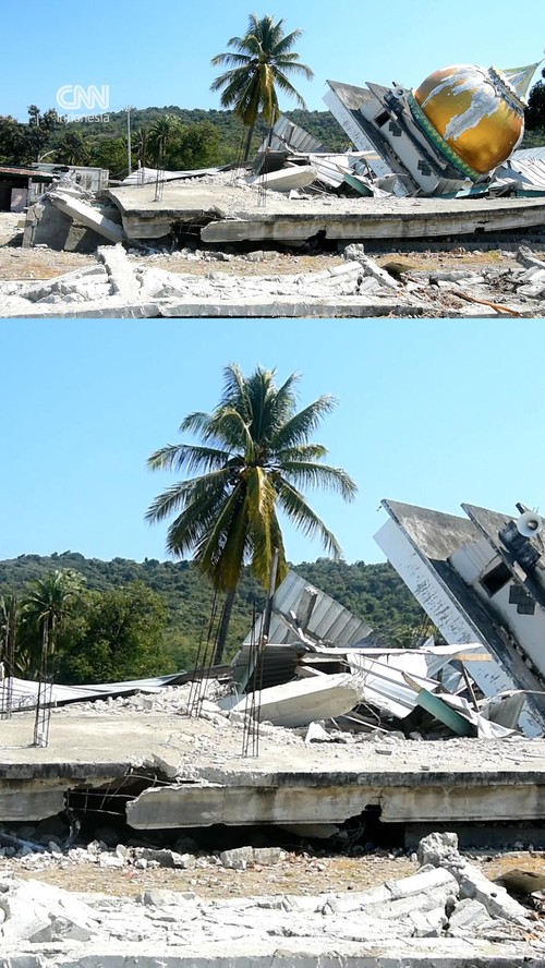 thumbnail video penampakan pulau flores pascagempa