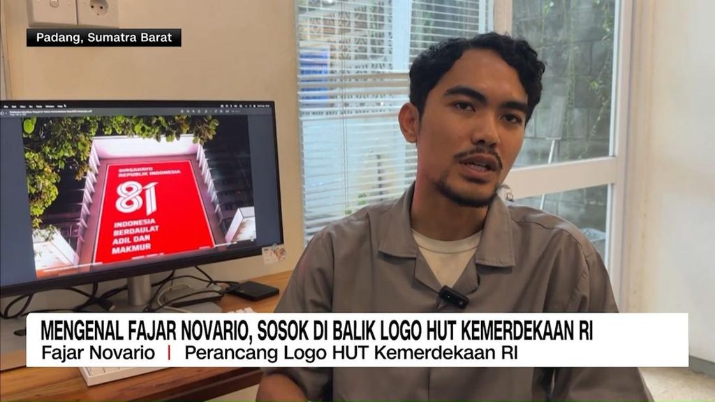 VIDEO: Mengenal Fajar Novario Sosok di Balik Logo HUT Kemerdekaan RI
