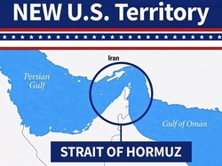 Tak Ada Negosiasi Iran, Trump Unggah Peta Selat Hormuz Wilayah Baru AS