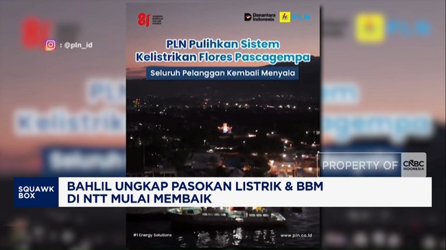 Video: Bahlil Ungkap Pasokan Listrik dan BBM di NTT Mulai Membaik