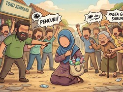 Tragis Seorang Ibu Diamuk Massa Usai Curi Sabun-Pasta Gigi di Tasik