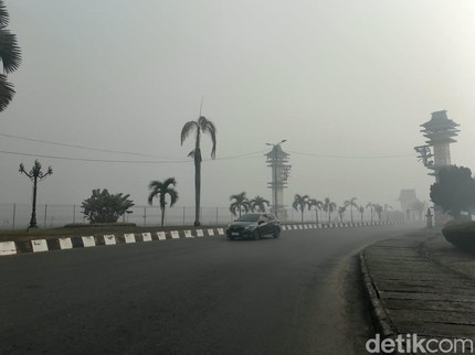 Kabut Asap di Banjarbaru Kalimantan Selatan Makin Parah, Jam Masuk Sekolah Diundur