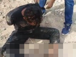 Heboh Pria Babak Belur Dihajar Warga di Kobar, Ternyata Curi Senapan-Uang