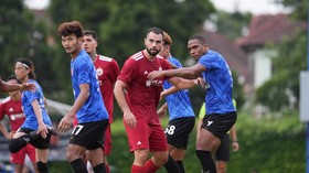 Persija Jakarta menang 2-1 atas Police Tiro dalam laga uji coba di Bangkok, Thailand, Rabu (19/8).