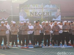 Kabut Asap Kian Mengganggu, Polresta Banjarmasin Gelar Salat Istisqa