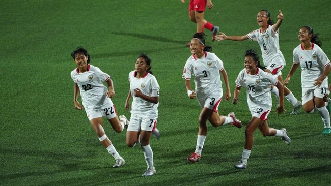 Putri Nusantara menang 3-1 atas Yordania dalam Srikandi Merdeka Cup 2026 di Supersoccer Arena, Kudus, Rabu (19/8) malam.