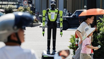 China Kerahkan Robocop untuk Atur Lalu Lintas, Ini Kemampuannya