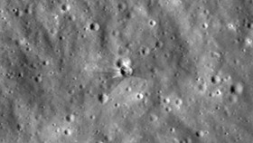 This is an animated after view of the crater formed after a Falcon 9 upper stage struck the Moons surface on Aug. 5, 2026. These images were taken between Aug. 11 and 12 by the Narrow-Angle Camera on NASAs Lunar Reconnaissance Orbiter. These images a