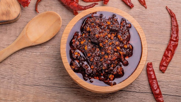Ilustrasi chili oil