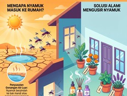 Jangan Heran Nyamuk Makin Banyak Saat Kemarau, Ternyata Ini Sebabnya