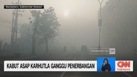 Kabut Asap Karhutla Ganggu Penerbangan
