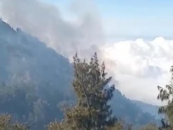 Kebakaran Arjuno-Welirang Merembat ke Gunung Kembar