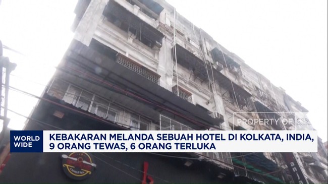 Video: Kebakaran Melanda Sebuah Hotel di Kolkata, India, 9 Orang Tewas