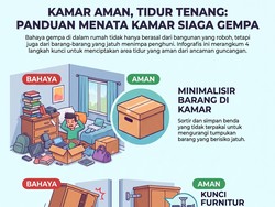 Kamar Tidur Bisa Jadi Bahaya Saat Gempa, 4 Hal Ini Wajib Diamankan!