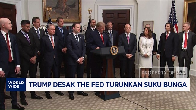 Video: Trump Desak the Fed Turunkan Suku Bunga AS