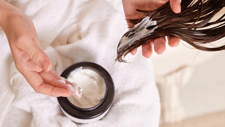Ilustrasi hair mask