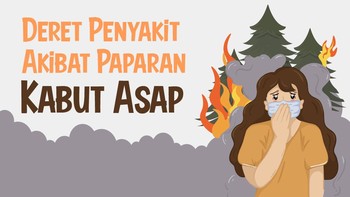 INFOGRAFIS: Deret Penyakit Akibat Paparan Kabut Asap