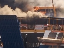 Tak Ada Korban Jiwa dalam Kebakaran KMP Bontang di Ketapang Banyuwangi