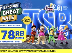 HUT ke-216 Bandung, Trans Studio Kasih Diskon Gila Sampai 74%!