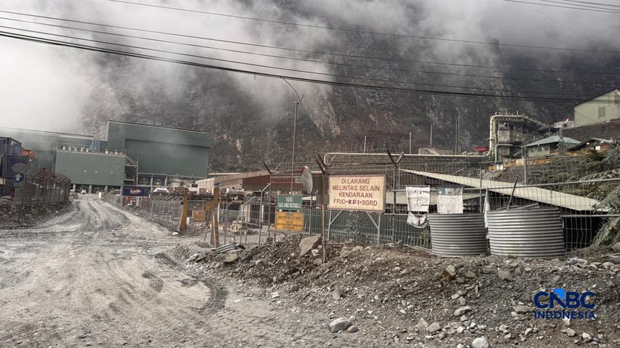 PT Freeport Indonesia (PTFI) mempunyai area pertambangan tembaga terbesar di dunia.