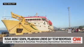Rusak Akibat Gempa, Pelabuhan Lorens Say Tetap Beroperasi