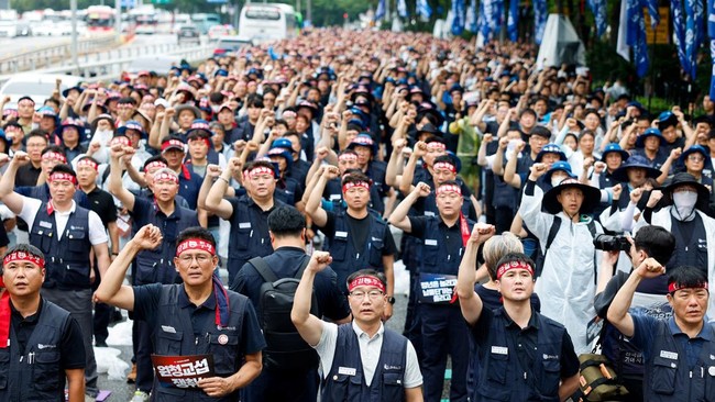 Serikat Pekerja Hyundai Motor di Korsel Gelar Mogok Massal Terkait Masalah Gaji