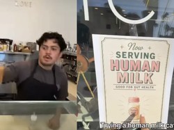 Viral! Kafe Ini Sajikan Minuman dengan Campuran ASI