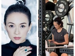 Tampil Polos Tanpa Makeup di Gym, Wajah Asli Zhang Ziyi Jadi Sorotan!