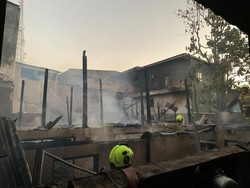 10 Rumah Terbakar di Jalan Politeknik Makassar, 37 Warga Terdampak