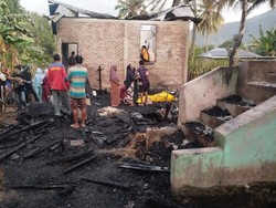 2 Rumah Terbakar di Bima, Pasutri Lansia Tewas Terjebak Api