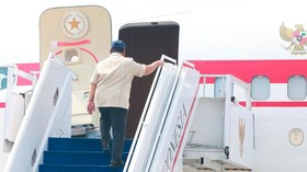 Presiden Prabowo Subianto bertolak menuju Kalimantan untuk mengecek dan memimpin langsung penanganan serentak kebakaran hutan dan lahan (karhutla) di Kalimantan.