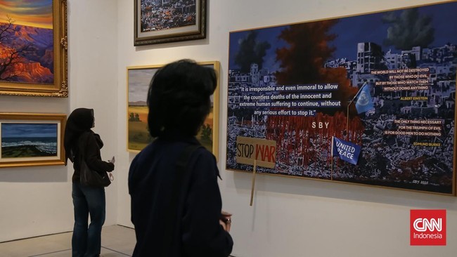 SBY dan Para Seniman Satukan Kuas demi Pesan Damai