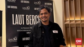 Sutradara Laut Bercerita Yosep Anggi Noen  di media Luncheon,  Adityawarman, Jakarta Selatan, Jumat (21/8/2026) .